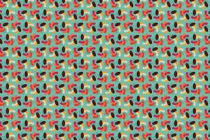 Pattern with geometric elements in retro tones, abstract background for design vector