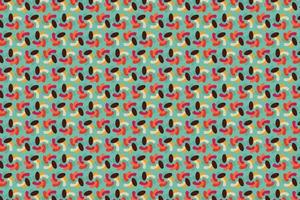 Pattern with geometric elements in retro tones, abstract background for design vector