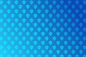 Pattern with key icon Protective meaning. In blue tones. Gradient. abstract background for design. vector