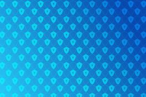 Pattern with key icon Protective meaning. In blue tones. Gradient. abstract background for design. vector