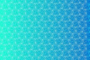 Pattern with geometric elements in blue tones gradient abstract background for design vector