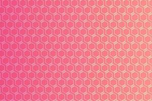 Pattern with geometric elements in pink-gold tones. Gradient abstract background vector