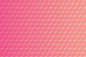 Pattern with geometric elements in pink-gold tones. Gradient abstract background vector