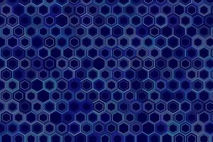 Pattern with geometric elements in blue tones gradient abstract background vector