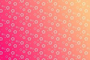 Pattern with geometric elements in pink-gold tones. Gradient abstract background vector