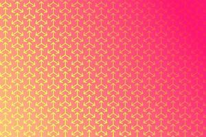 Pattern with geometric elements in pink-gold tones. Gradient abstract background vector