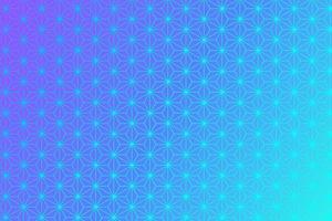 Pattern with geometric elements in blue tones abstract gradient background vector