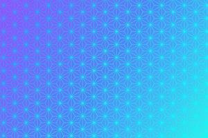 Pattern with geometric elements in blue tones abstract gradient background vector