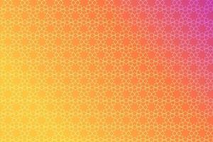 Pattern with geometric elements in yellow-pink tones. Abstract gradient background vector