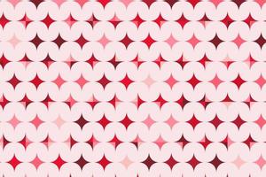 Pattern with geometric elements styled in pink gradient tones. vector abstract background for design