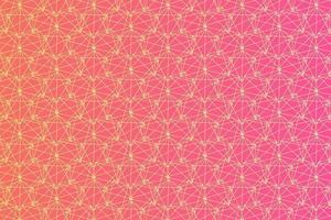 Pattern with geometric elements in pink gold tones gradient abstract background vector
