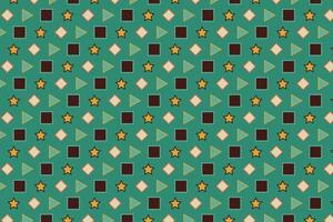 Pattern with geometric elements in retro tones gradient abstract background vector