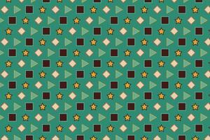 Pattern with geometric elements in retro tones gradient abstract background vector