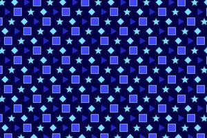 patrón con elementos geométricos en tonos azules fondo abstracto degradado vector