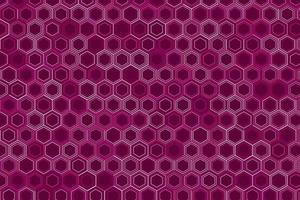 Pattern with geometric elements in pink tones. Gradient abstract background vector