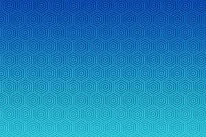 Pattern with geometric elements in blue tones gradient abstract background vector