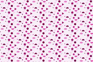 Pattern with geometric elements in pink tones. abstract gradient background vector