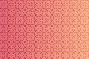 Pattern with geometric elements in pink-gold tones, abstract gradient background vector