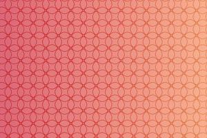 Pattern with geometric elements in pink-gold tones, abstract gradient background vector