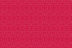 Pattern with geometric elements in red tones abstract background vector