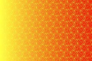 Pattern with geometric elements in yellow-orange tones gradient abstract background for design vector