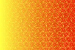 Pattern with geometric elements in yellow-orange tones gradient abstract background for design vector