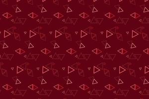 Pattern with geometric elements in red tones gradient abstract background vector
