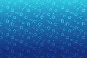 Pattern with geometric elements in blue tones gradient abstract background vector