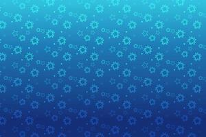 Pattern with geometric elements in blue tones gradient abstract background vector