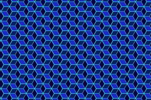 Pattern with geometric elements in blue tones abstract gradient background vector