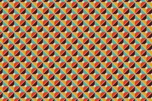 Pattern with geometric elements in vintage tones. Abstract gradient background vector