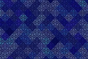 Pattern with geometric elements in blue tones. Abstract gradient background vector