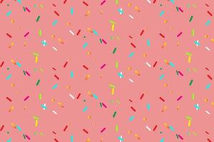 Pattern with geometric elements in the form of ice cream flakes in pink tones. Abstract Background vector