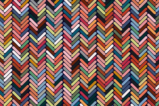 Pattern with geometric elements in retro tones. abstract gradient background vector