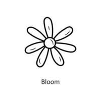 Bloom vector outline Icon Design illustration. Holiday Symbol on White background EPS 10 File