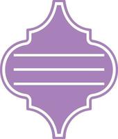Decorative element in oriental style. vector