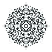 Ethnic Mandala Round Ornament Pattern vector