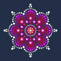 Ethnic Mandala Round Ornament Pattern vector