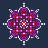Ethnic Mandala Round Ornament Pattern vector