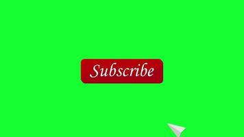 Footage motion animation icon click the red subscribe button video