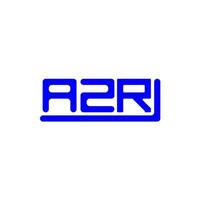 AZR letter logo creative design with vector graphic, AZR simple and modern logo.