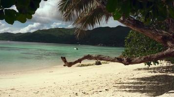 Mahe Seychelles touristic beach with no one, ideal for swimming and snorkelling video