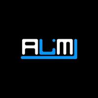 ALM letter logo creative design with vector graphic, ALM simple and modern logo.