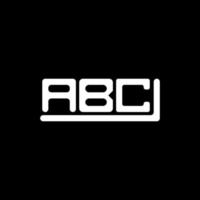 diseño creativo del logotipo de la letra abc con gráfico vectorial, logotipo abc simple y moderno. vector