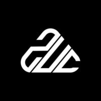 diseño creativo del logotipo de la letra zuc con gráfico vectorial, logotipo simple y moderno de zuc. vector