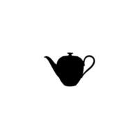 Tea kettle icon. Simple style tea garden big sale poster background symbol. Tea kettle brand logo design element. Tea kettle t-shirt printing. vector for sticker.
