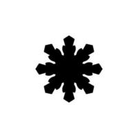 icono de nieve. Símbolo de fondo de cartel de vacaciones de Navidad de estilo simple. elemento de diseño del logo de la marca de nieve. impresión de camisetas. vector para pegatina.