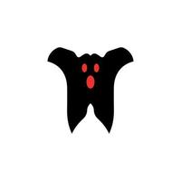 icono fantasma. símbolo de fondo de cartel de vacaciones de halloween de estilo simple. elemento de diseño del logo de la marca fantasma. impresión de camisetas fantasma. vector para pegatina.