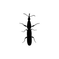 icono de error. símbolo de fondo de cartel de ciencia de error de estilo simple. elemento de diseño del logo de la marca bug. impresión de camisetas de insectos. vector para pegatina.