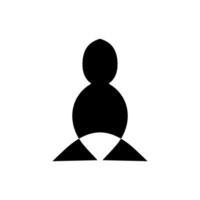 icono de yoga. símbolo de fondo de cartel de gran venta de curso de yoga de estilo simple. elemento de diseño del logo de la marca del curso de yoga. impresión de camisetas de yoga. vector para pegatina.
